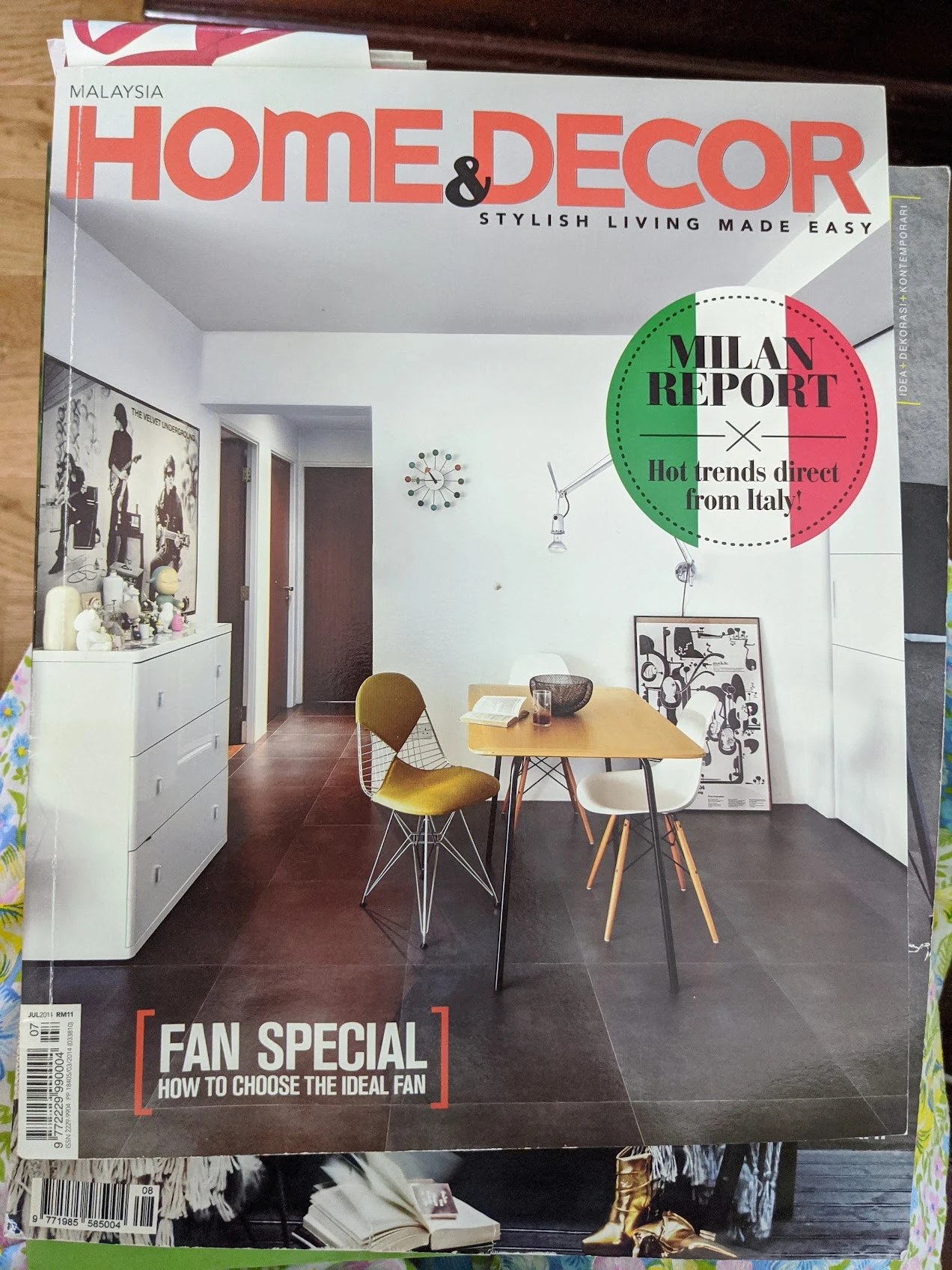 HOME & DECOR magazine cover, from Joyce’s archive