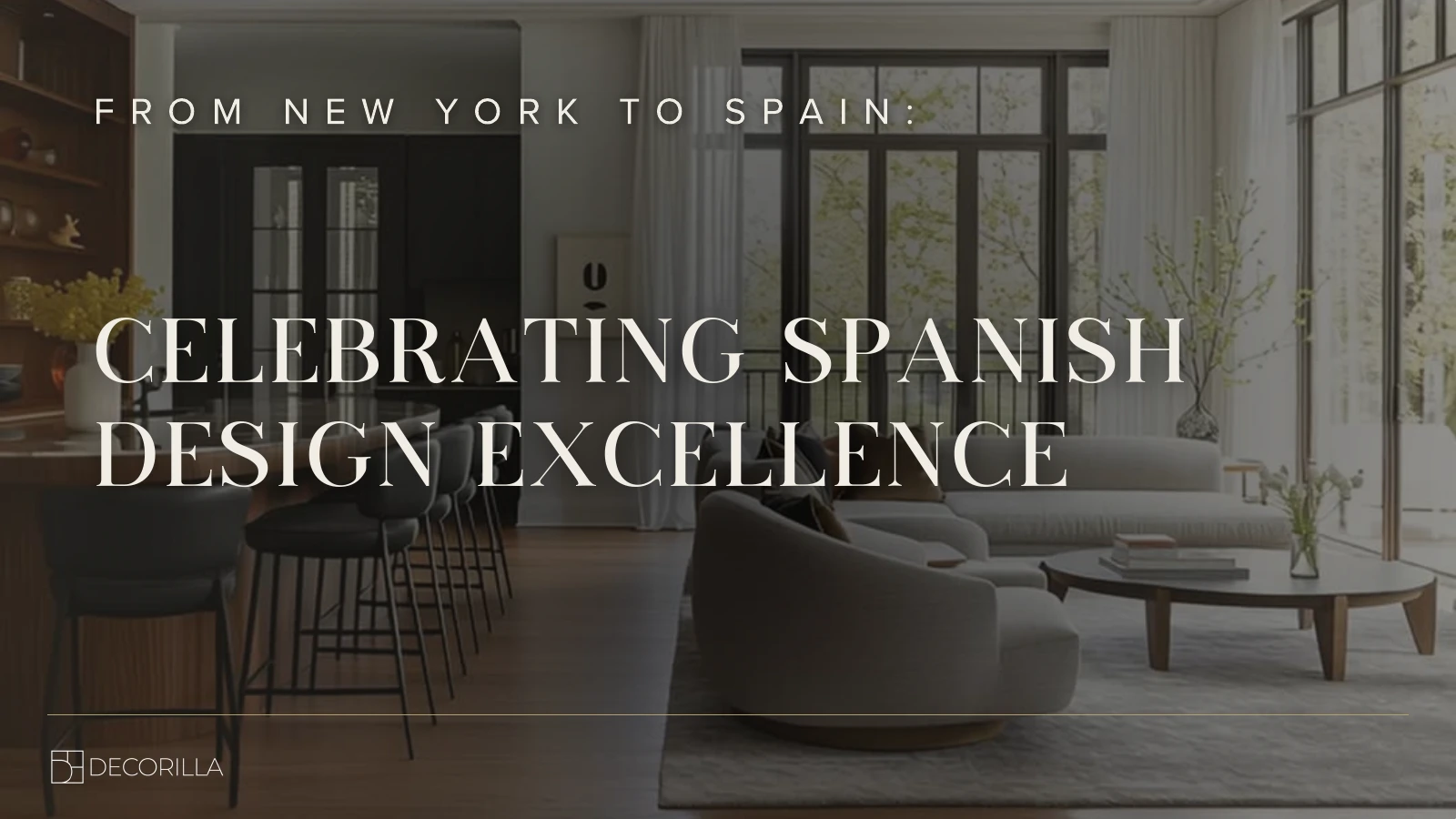 Celebrating Spanish Design Excellence — opening slide
